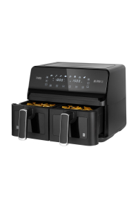 Frytkownica beztłuszczowa TEESA AIR FRYER DUAL POT XXL 8L 2700W Obrázok pre Frytkownica beztłuszczowa TEESA AIR FRYER DUAL POT XXL 8L 2700W