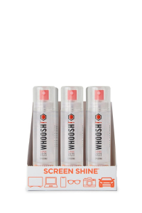 Obrázok pre Whoosh Grab and GO - spray do czyszczenia ekranów 80ml + ściereczka z mikrofibry (9 sztuk w ekspozytorze)