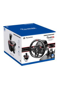 Obrázok pre Thrustmaster T248R Shifter Pack Černá USB Volant + pedály + řadicí páka Analogový/digitální PlayStation 5, PC