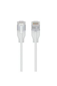 Obrázok pre Ubiquiti UACC-Cable-Patch-EL-C6A-15M-W síťový kabel Průsvitné, Bílá Cat6a
