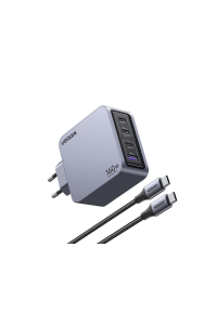 Ugreen Nexode Pro 160W GaN Charger with USB-C Cable Univerzální Černá, Šedá AC Rychlé nabíjení Vnitřní Obrázok pre Ugreen Nexode Pro 160W GaN Charger with USB-C Cable Univerzální Černá, Šedá AC Rychlé nabíjení Vnitřní