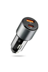 Autonabíječka everActive CC-60Q se zásuvkou USB QC3.0 a USB-C PD 83 W Obrázok pre Autonabíječka everActive CC-60Q se zásuvkou USB QC3.0 a USB-C PD 83 W