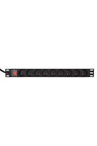 Obrázok pre Gembird *Rack power strip PDU 9xFR 1U 16A F