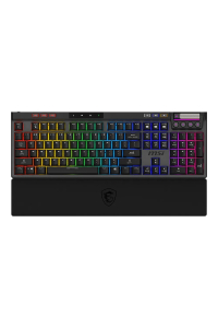 MSI STRIKE PRO WIRELESS klávesnice Hraní USB + Bluetooth QWERTY Americká angličtina Černá Obrázok pre MSI STRIKE PRO WIRELESS klávesnice Hraní USB + Bluetooth QWERTY Americká angličtina Černá