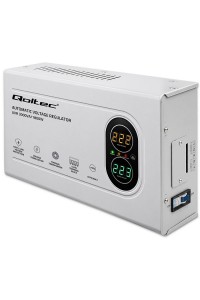 Obrázok pre Qoltec Automatyczny Stabilizator napięcia AVR 3000VA | 1800W | Compact | Toroidalny transformator