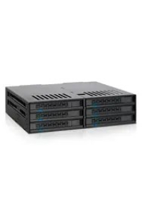 Obrázok pre Icy Dock MB326SP-B diskové pole 0 TB Rack (1U) Černá