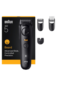 Obrázok pre Braun BeardTrimmer 9 BT5520 zastřihovač vousů Baterie 40 2 cm Suché i mokré holení Černá