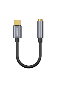 Obrázok pre Baseus L54 kabel k mobilnímu telefonu Černá, Šedá USB C 3.5mm