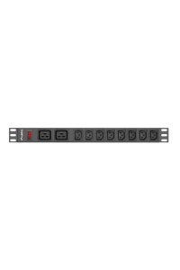 LANBERG POWER STRIP RACK PDU (1U, 16A,2XC19,8XC13) Obrázok pre LANBERG POWER STRIP RACK PDU (1U, 16A,2XC19,8XC13)