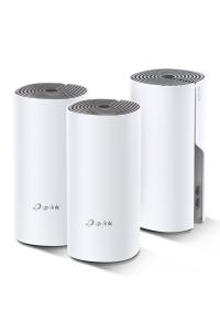 TP-Link Deco E4 (3-pack) Dvoupásmový (2,4 GHz / 5 GHz) Wi-Fi 5 (802.11ac) Bílá, Šedá 2 Vnitřní Obrázok pre TP-Link Deco E4 (3-pack) Dvoupásmový (2,4 GHz / 5 GHz) Wi-Fi 5 (802.11ac) Bílá, Šedá 2 Vnitřní