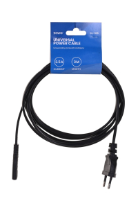 SAVIO Napájecí kabel 2pin (M) 3m CL-105 černý Obrázok pre SAVIO Napájecí kabel 2pin (M) 3m CL-105 černý