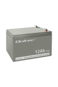 Qoltec 53049 AGM baterie | 12V | 12 Ah Obrázok pre Qoltec 53049 AGM baterie | 12V | 12 Ah