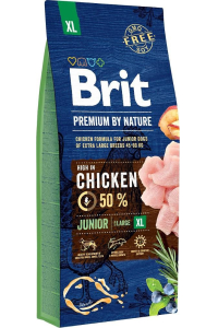 BRIT Premium by Nature Junior XL Chicken - suché krmivo pro psy - 15 kg Obrázok pre BRIT Premium by Nature Junior XL Chicken - suché krmivo pro psy - 15 kg