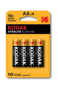 Obrázok pre Kodak XTRALIFE alkaline AA battery (4 pack)