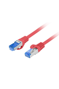 Obrázok pre LANBERG PATCHCORD S/FTP CAT.6A 0,5M ČERVENÝ LSZH
