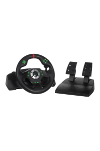 Esperanza EGW101 herní ovladač Volant Playstation,Playstation 3 Digitální USB Černá, Zelená Obrázok pre Esperanza EGW101 herní ovladač Volant Playstation,Playstation 3 Digitální USB Černá, Zelená