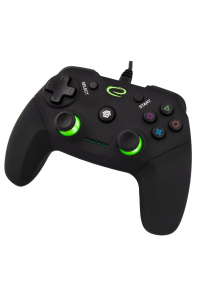 Esperanza EGG110K herní ovladač Gamepad PC,Playstation 3 Analogový/digitální USB 2.0 Černá Obrázok pre Esperanza EGG110K herní ovladač Gamepad PC,Playstation 3 Analogový/digitální USB 2.0 Černá