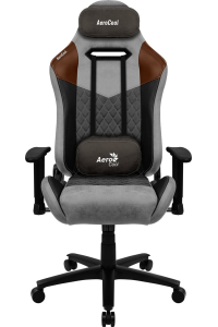 Obrázok pre Aerocool DUKE AeroSuede Univerzální herní židle Černá, Hnědá, Šedá