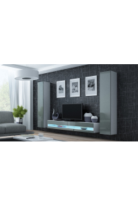 Obrázok pre Cama VIGO NEW4 BI/SZ skřínka do obývacího pokoje Kombinace úložišť