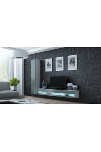 Obrázok pre Cama VIGO NEW9 BI/SZ skřínka do obývacího pokoje Kombinace úložišť