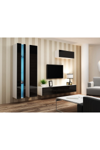 Obrázok pre Cama VIGO NEW1 BI/CZ skřínka do obývacího pokoje Kombinace úložišť