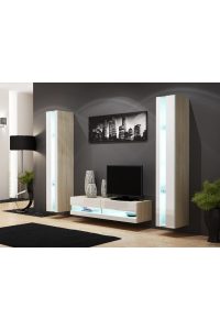 Cama VIGO NEW12SO/BI skřínka do obývacího pokoje Kombinace úložišť Obrázok pre Cama VIGO NEW12SO/BI skřínka do obývacího pokoje Kombinace úložišť