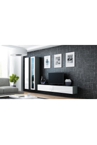 Cama VIGO 3 SZ/BI skřínka do obývacího pokoje Kombinace úložišť Obrázok pre Cama VIGO 3 SZ/BI skřínka do obývacího pokoje Kombinace úložišť