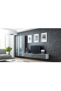 Cama VIGO 3 BI/SZ skřínka do obývacího pokoje Kombinace úložišť Obrázok pre Cama VIGO 3 BI/SZ skřínka do obývacího pokoje Kombinace úložišť