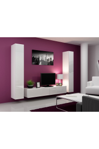Cama VIGO 4 BI/BI skřínka do obývacího pokoje Kombinace úložišť Obrázok pre Cama VIGO 4 BI/BI skřínka do obývacího pokoje Kombinace úložišť