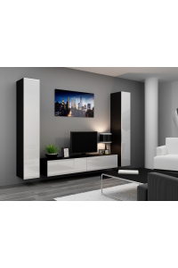 Cama VIGO 4 CZ/BI skřínka do obývacího pokoje Kombinace úložišť Obrázok pre Cama VIGO 4 CZ/BI skřínka do obývacího pokoje Kombinace úložišť