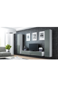 Cama VIGO 4 BI/SZ skřínka do obývacího pokoje Kombinace úložišť Obrázok pre Cama VIGO 4 BI/SZ skřínka do obývacího pokoje Kombinace úložišť