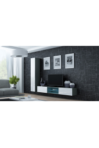 Cama VIGO 21 SZ/BI skřínka do obývacího pokoje Kombinace úložišť Obrázok pre Cama VIGO 21 SZ/BI skřínka do obývacího pokoje Kombinace úložišť