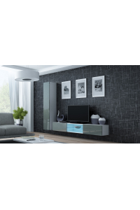 Cama VIGO 21 BI/SZ skřínka do obývacího pokoje Kombinace úložišť Obrázok pre Cama VIGO 21 BI/SZ skřínka do obývacího pokoje Kombinace úložišť
