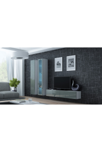 Cama VIGO 10 BI/SZ skřínka do obývacího pokoje Kombinace úložišť Obrázok pre Cama VIGO 10 BI/SZ skřínka do obývacího pokoje Kombinace úložišť