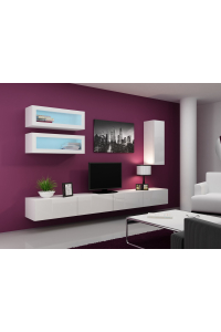 Cama VIGO 11 BI/BI skřínka do obývacího pokoje Kombinace úložišť Obrázok pre Cama VIGO 11 BI/BI skřínka do obývacího pokoje Kombinace úložišť