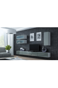 Cama VIGO 11 BI/SZ skřínka do obývacího pokoje Kombinace úložišť Obrázok pre Cama VIGO 11 BI/SZ skřínka do obývacího pokoje Kombinace úložišť