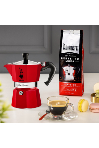 Bialetti Moka Express Moka konvička Červená Obrázok pre Bialetti Moka Express Moka konvička Červená