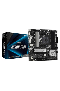 Asrock A520M Pro4 Socket AM4 Micro ATX Obrázok pre Asrock A520M Pro4 Socket AM4 Micro ATX