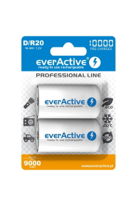 Akumulatorki everActive R20/D Ni-MH 10000 mAh připraven k použití Obrázok pre Akumulatorki everActive R20/D Ni-MH 10000 mAh připraven k použití