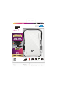 Silicon Power Armor A30 externí pevný disk 2000 GB Bílá Obrázok pre Silicon Power Armor A30 externí pevný disk 2000 GB Bílá