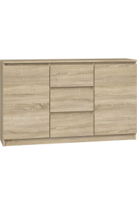 Topeshop 2D3S DĄB SONOMA komoda Obrázok pre Topeshop 2D3S DĄB SONOMA komoda