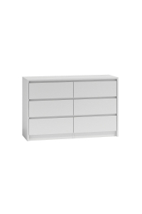 Topeshop K120 BIEL 2X3 komoda Obrázok pre Topeshop K120 BIEL 2X3 komoda