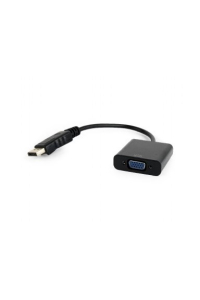 Obrázok pre Gembird A-DPM-VGAF-02 adaptér k video kabelům 0,15 m VGA (D-Sub) DisplayPort Černá