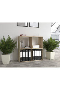 Topeshop MALAX 2X2 SONOMA knihovna do obývacího pokoje Obrázok pre Topeshop MALAX 2X2 SONOMA knihovna do obývacího pokoje