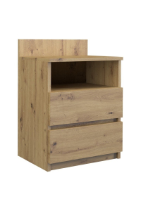 Obrázok pre Topeshop M1 ARTISAN noční stolek 2 zásuvka/zásuvek Dub