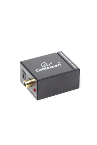 Gembird DSC-OPT-RCA-001 audio převodník Černá Obrázok pre Gembird DSC-OPT-RCA-001 audio převodník Černá