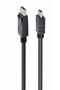 Obrázok pre Gembird CC-DP-HDMI-3M kabel DisplayPort na HDMI (ne obousměrný), 3m, černý