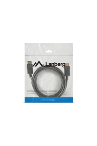 Obrázok pre Lanberg CA-DPDP-10CC-0030-BK DisplayPort kabel 3 m Černá