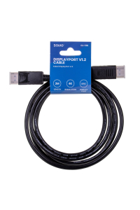 Savio CL-136 DisplayPort kabel 2 m Černá Obrázok pre Savio CL-136 DisplayPort kabel 2 m Černá