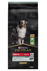 Obrázok pre Purina Medium Adult Sensitive Digestion with OPTIDIGEST 14 kg Dospělý jedinec Jehněcí